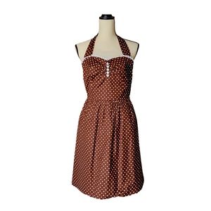 Retro Polkadot Dress Women's XS